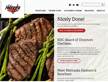 Tablet Screenshot of nebeef.org